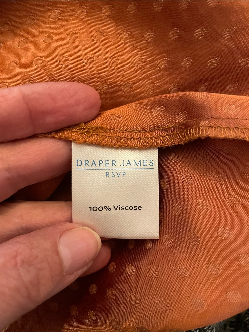 Draper James Polka Dot Tie-Neck Blouse - Picture 8 of 8